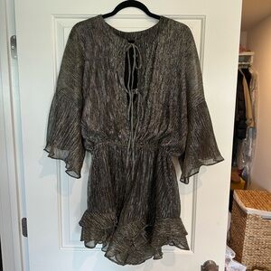 Elegant Black and Gold Dress